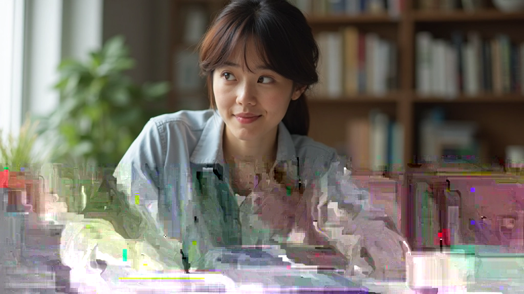 Person sitting at desk with journal and pen, writing goals and tracking daily progress, organized workspace with natural light